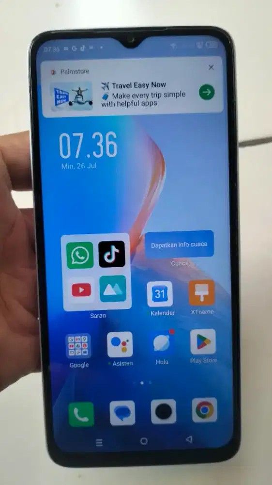 Hp android Infinix smart 7 ram4gb Rom 64gb normal siap pakai