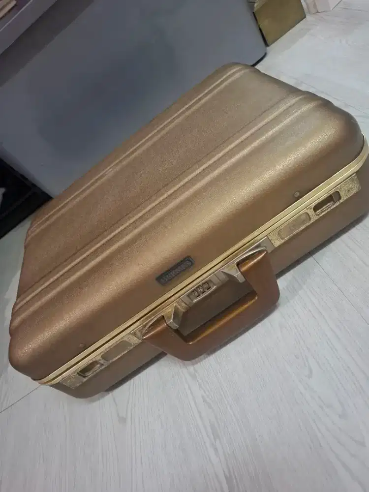Tas kerja koper Hermes vintage travel bag