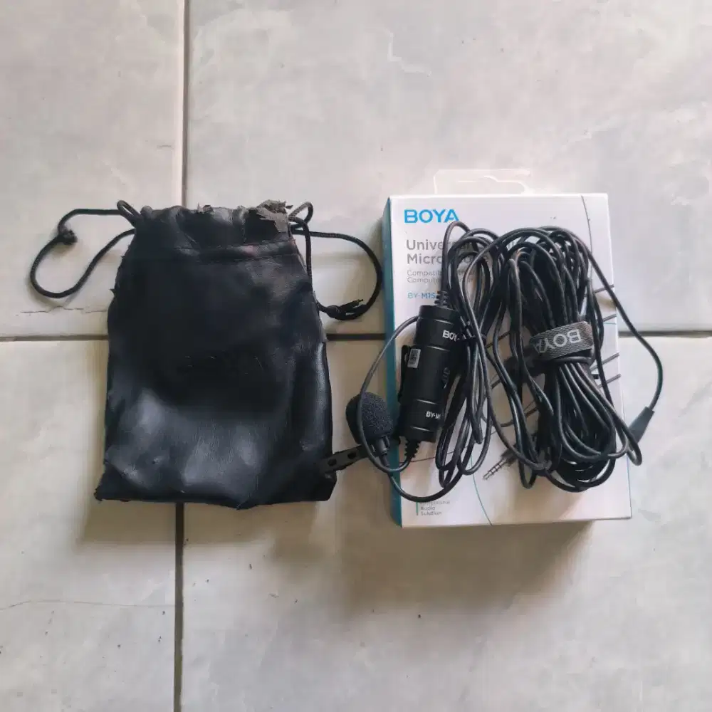 Mic Microphone Boya BY M1S Bekas Pemakaian