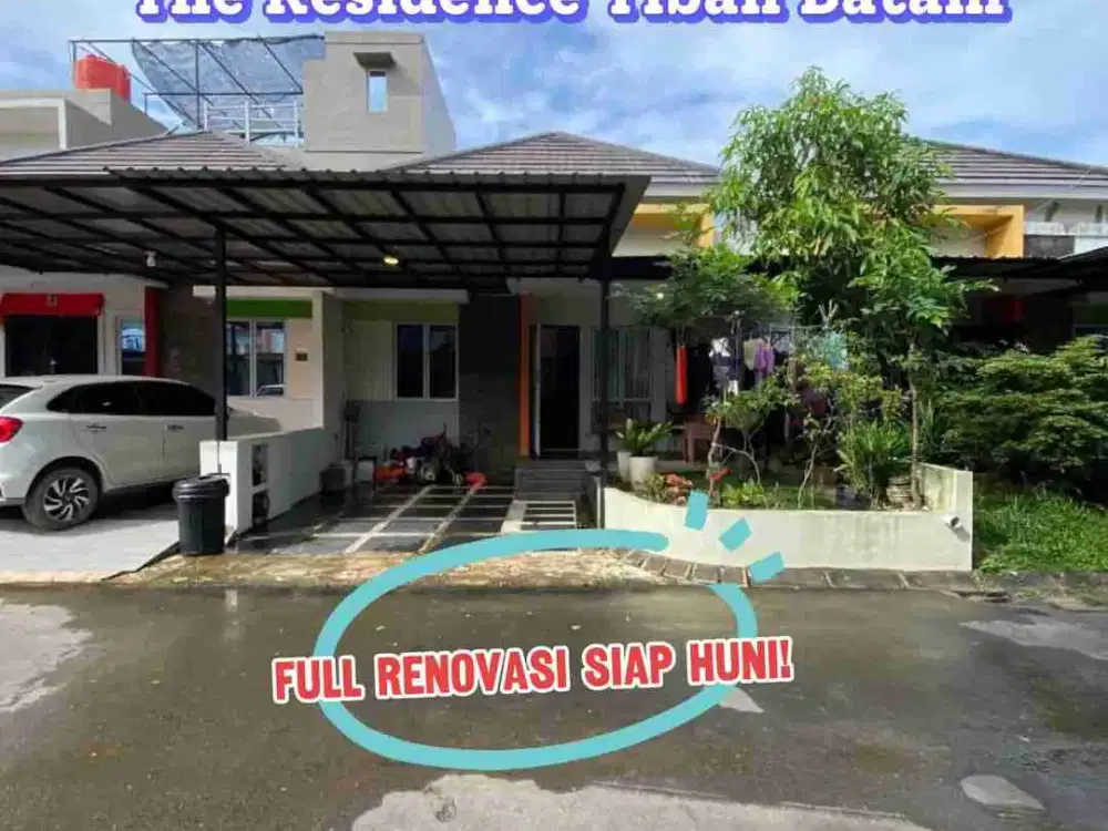 Perumahan The Residence Tiban Full Renovasi Hadap Timur Siap Huni