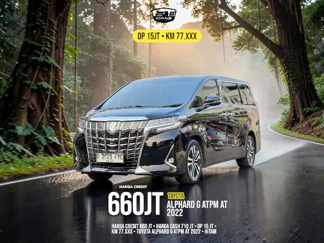 TOYOTA ALPHARD G ATPM AT 2022