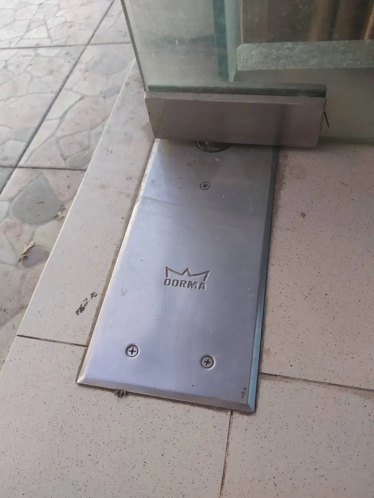 Pintu Kaca Tempered Komplit Tinggal Pasang