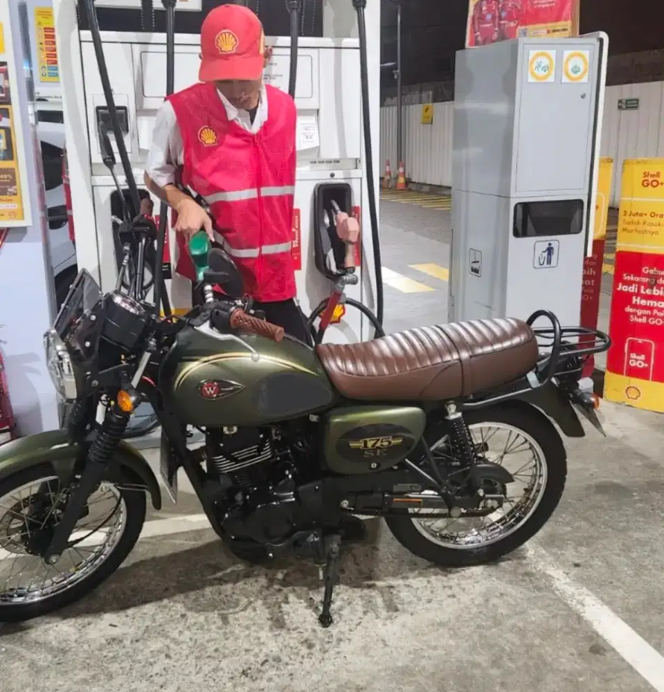 WTS Kawasaki W175 year 2022 Green Classic Original terawat BOGOR