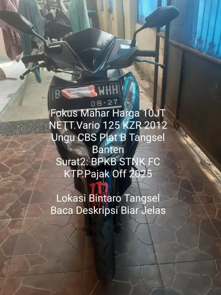 Honda Vario 125 Old KZR Ungu