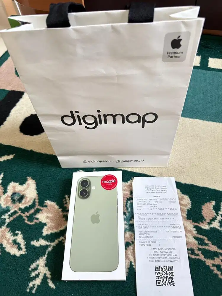 Iphone 17 256 gb sage resmi BNIB Segel