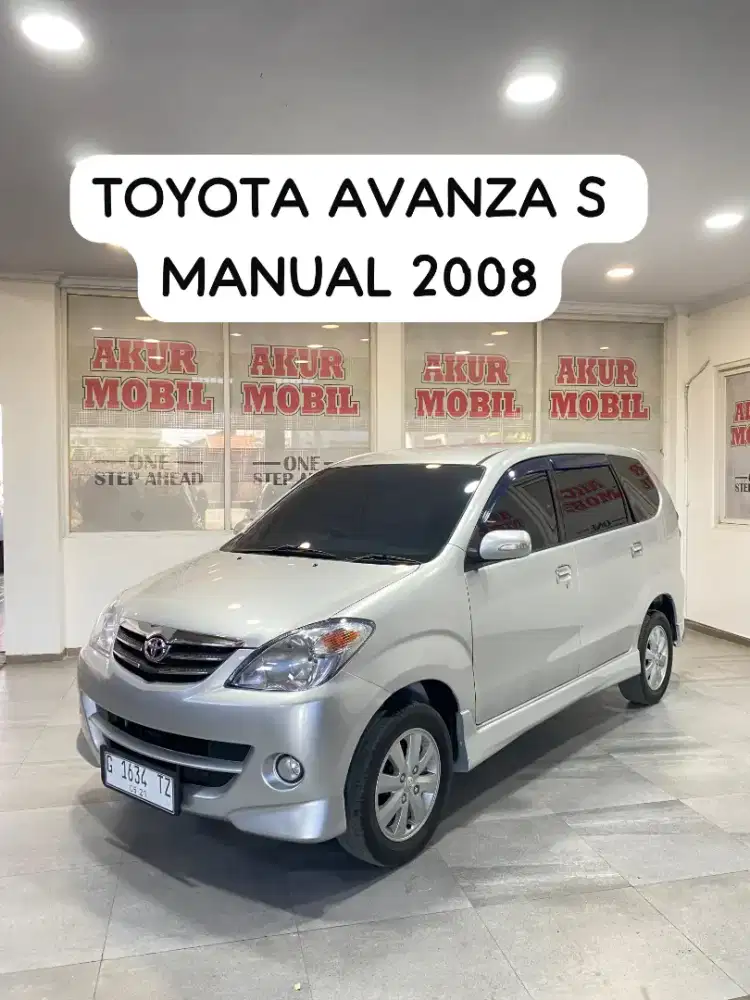 TOYOTA AVANZA 1.5 S MANUAL 2008 SILVER SIAP PAKAI NOPOL G