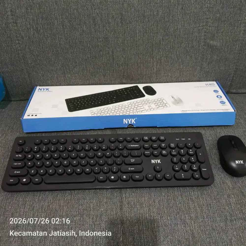 Keyboard Mouse Wireless NYK K40