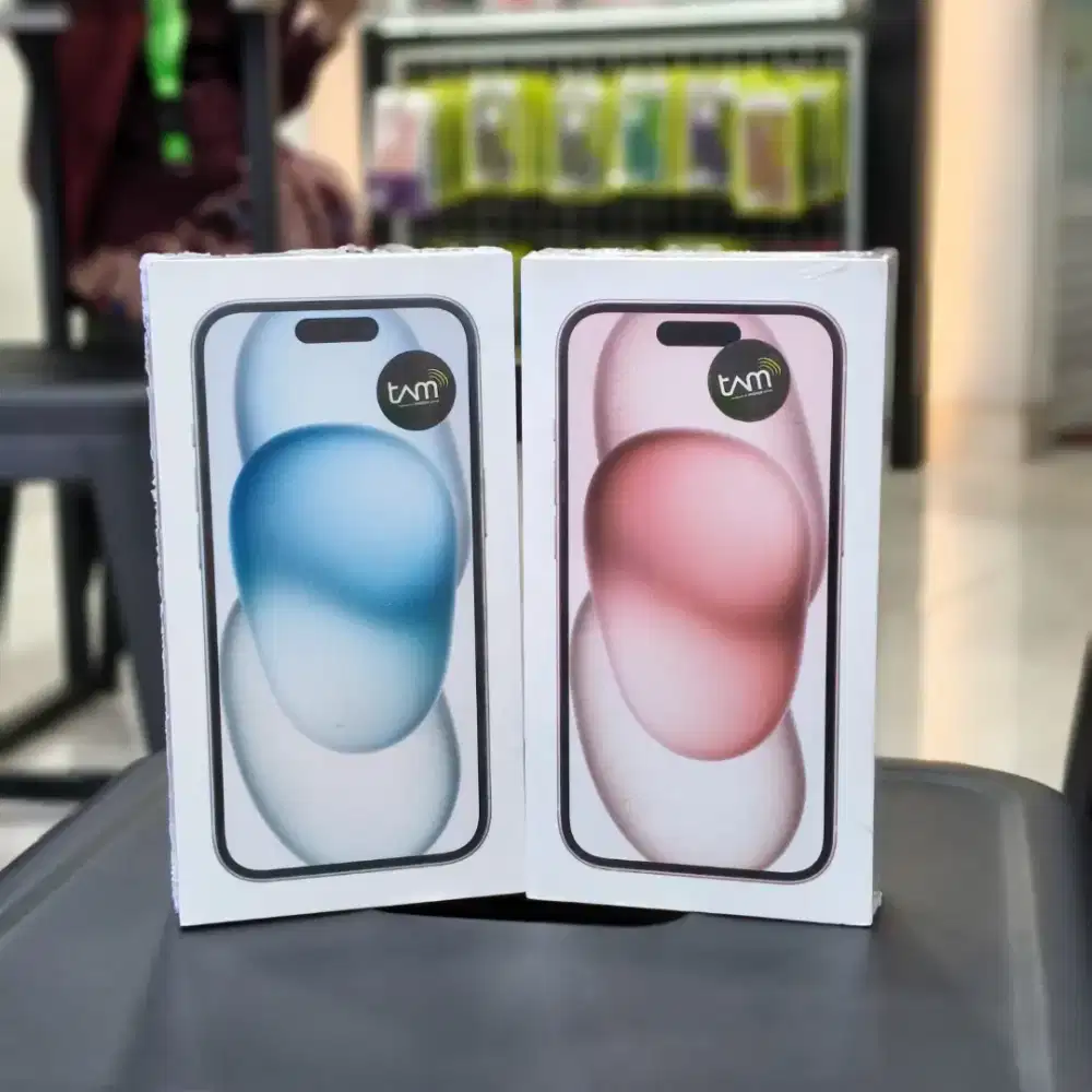 iPhone 15 iBox 128 kondisi segel