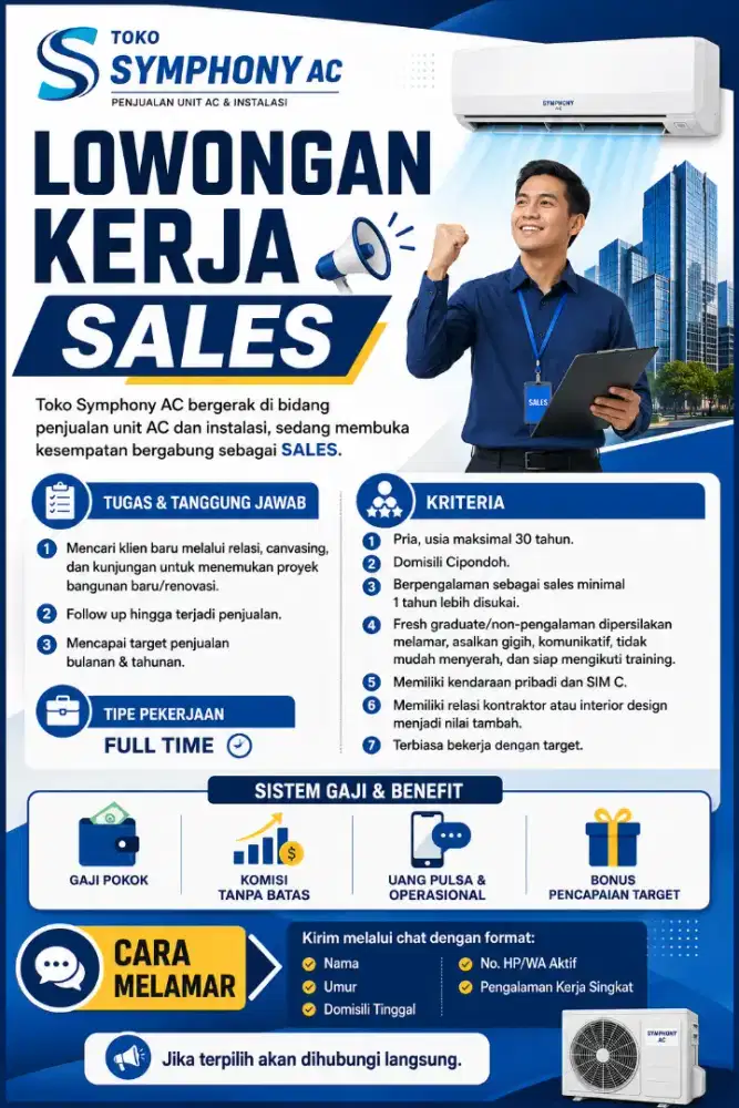 Lowongan kerja sales