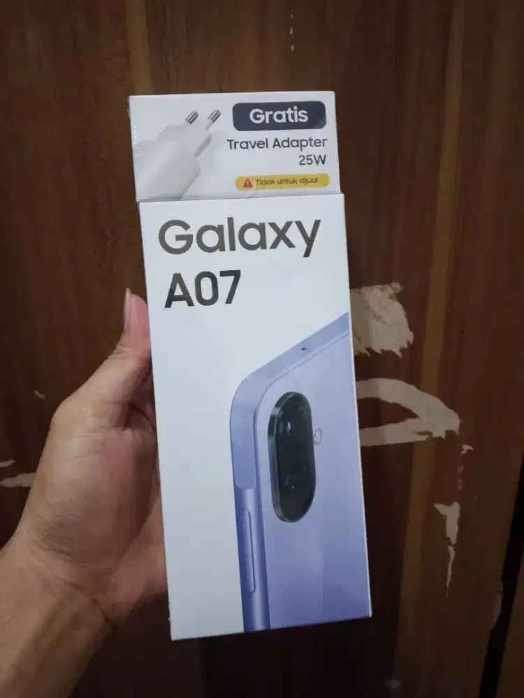 Samsung A07 ram 4+4/64 segel box