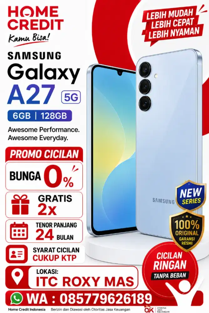 Cicilan Promo Bunga 0% dan Gratis 1x