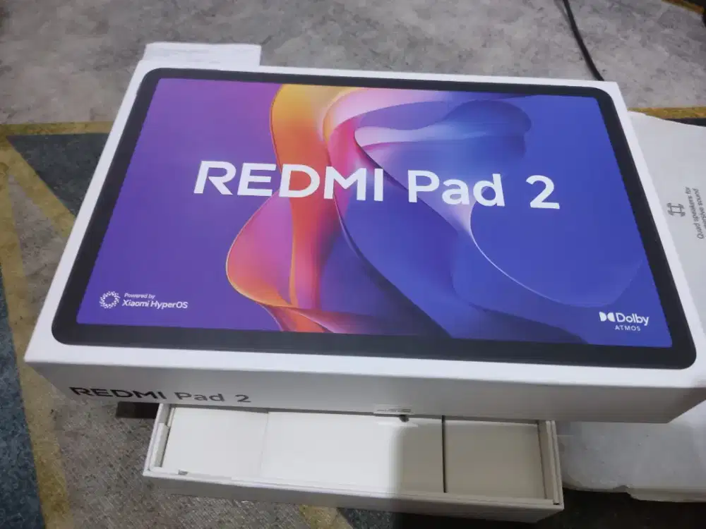 Jual 2nd Tablet Redmi Pad 2. Wifi only 128gb. Masih mulus 99%