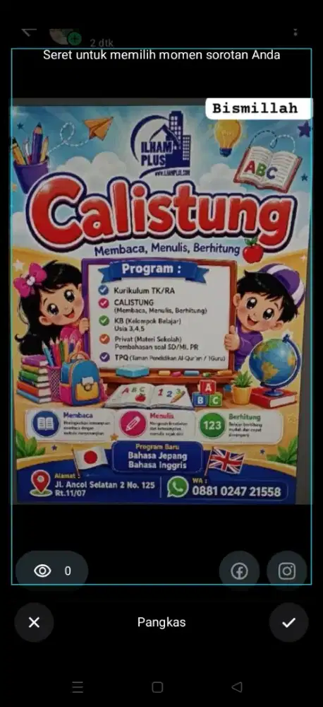 Kantin sekolah ilham