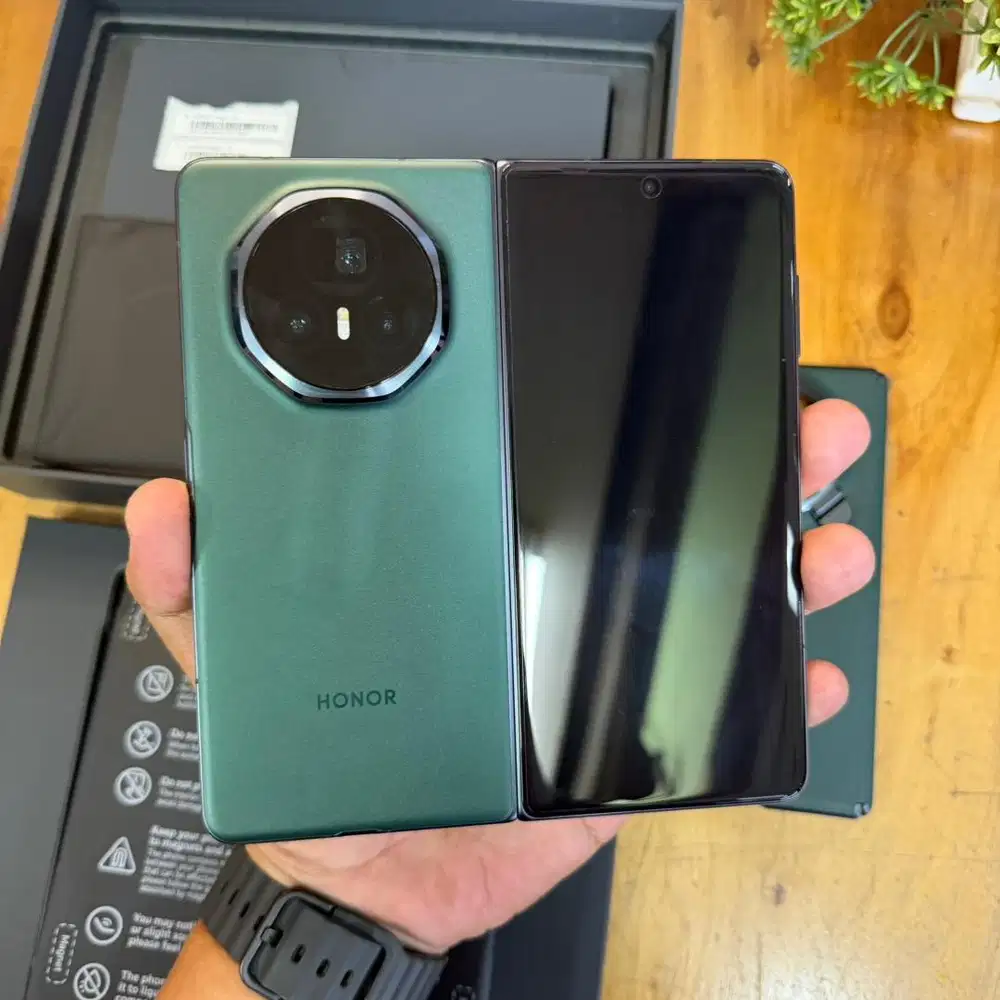 Honor magic v3 5G 12/512GB Green Super Mulus Garansi resmi mei 2027