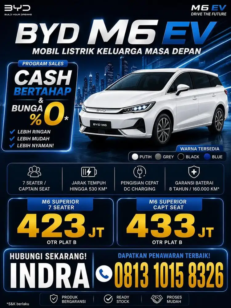 Flash sale byd m6 nik 2025 diskon menarik..