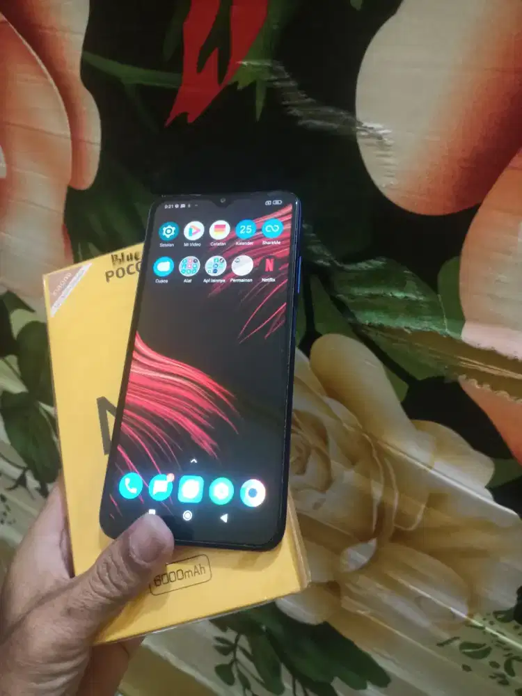Xiomi Poco m3 ram 4/64 normal semua nya lkp