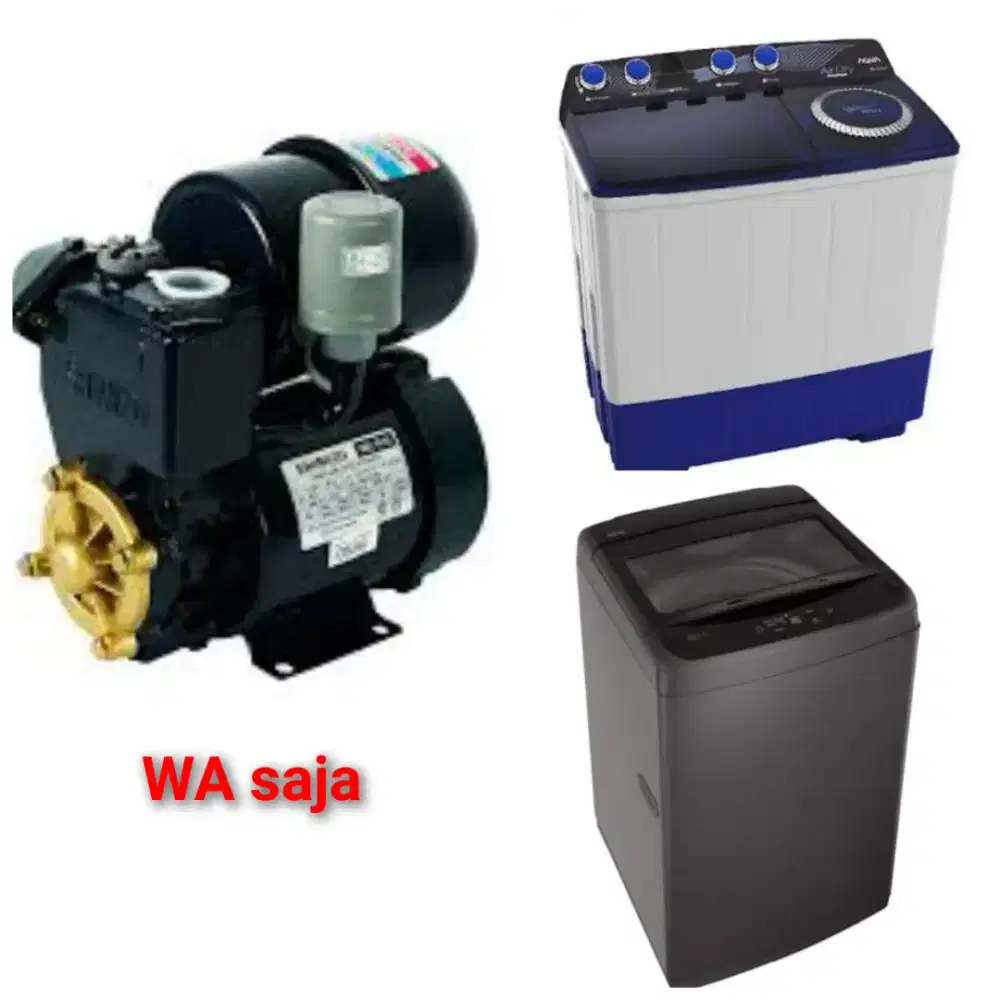 Servis Pompa air Mesin cuci Kipas angin Magic com Dispenser Kulkas dll
