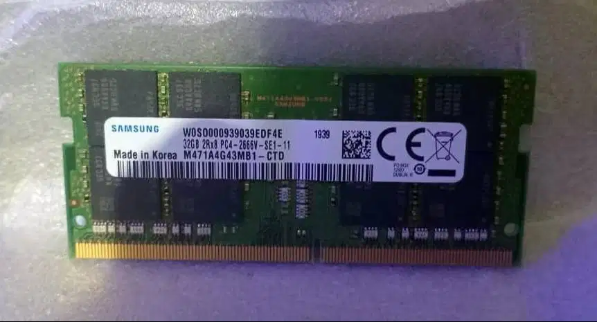 RAM/Sodim Samsung 32GB DDR4