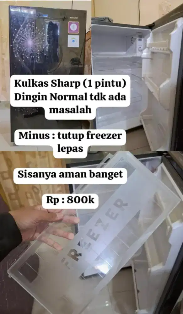 Kulkas Sharp 1 pintu