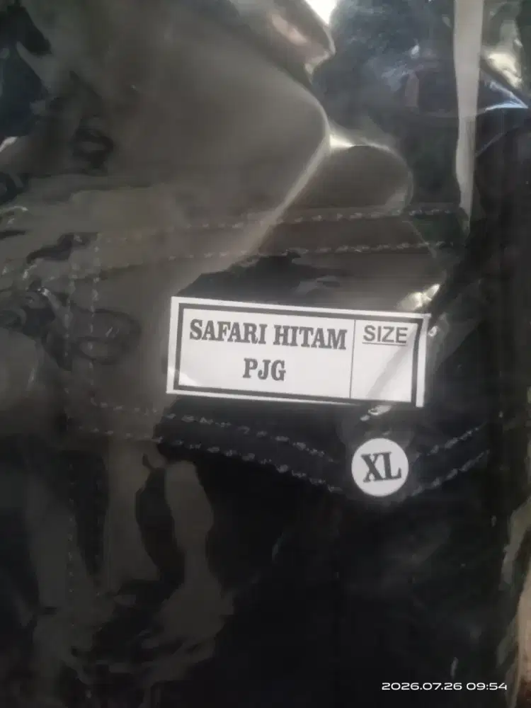 Baju seragam safari satpam dan supir lengan panjang