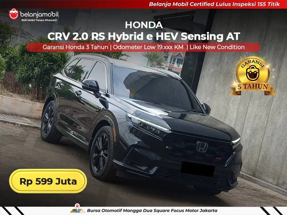 [LOW KM 19RB] Honda CR-V CR V CRV 2.0 RS Hybrid HEV Sensing 2024/2025