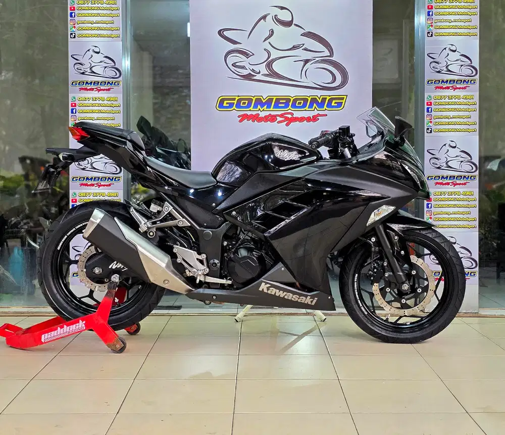 NINJA 250 2013 KM 900 perak