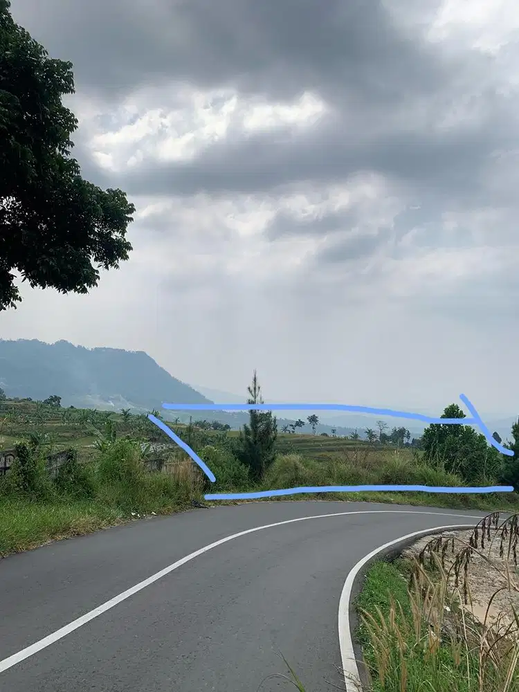 Jual tanah murah jln utama puncak 2