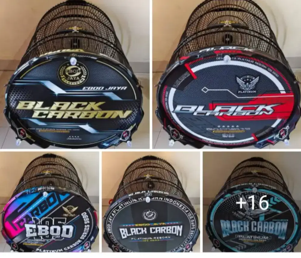 Kandang murai Ebod jaya platinum baru decal PVC tebok ceper 1.2 k