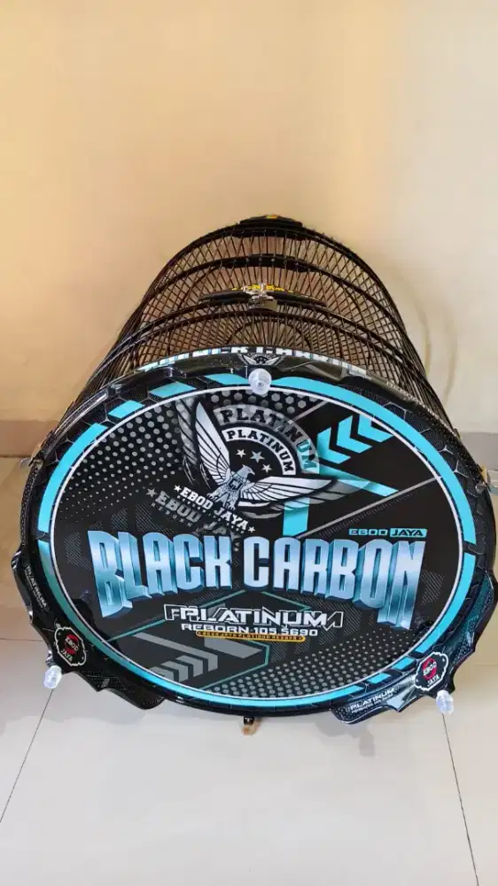 Kandang murai Ebod jaya platinum baru decal PVC tebok ceper 1.2 k
