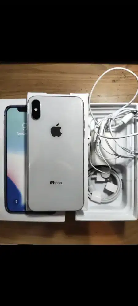 Jual iphone x inter 256 white
