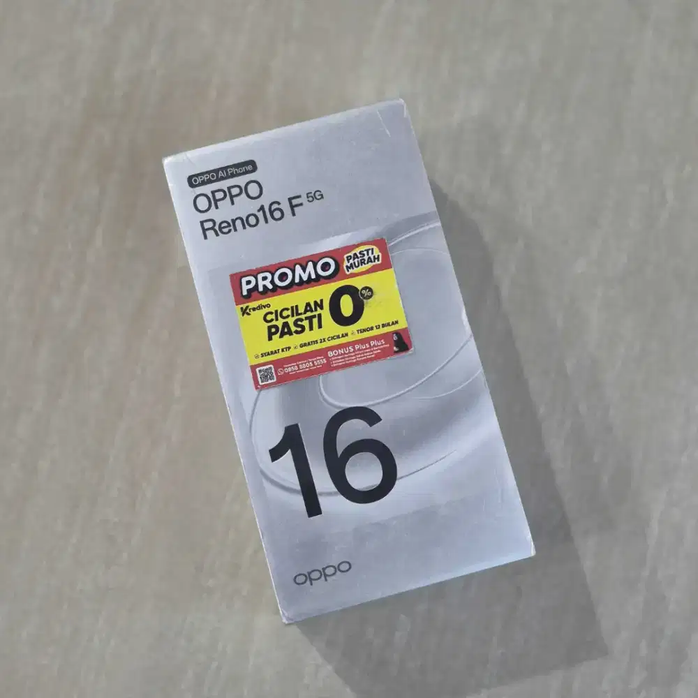 OPPO RENO 16F SERIES PROMO CASHBACK 5% PROMO TERBATAS