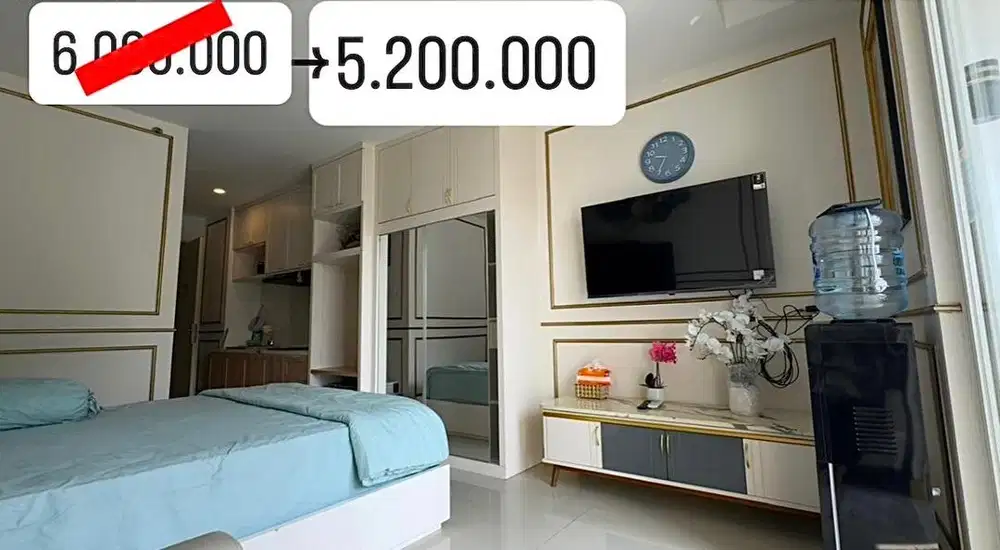 Disewakan Apartemen Mataram City Yogyakarta Full Furnished !Siap Huni!