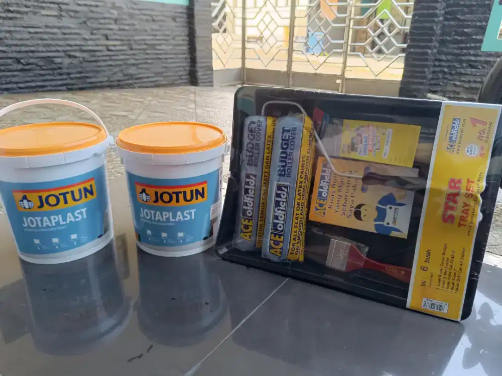 DIJUAL MURAH CAT JOTUN DAN TRAY SET
