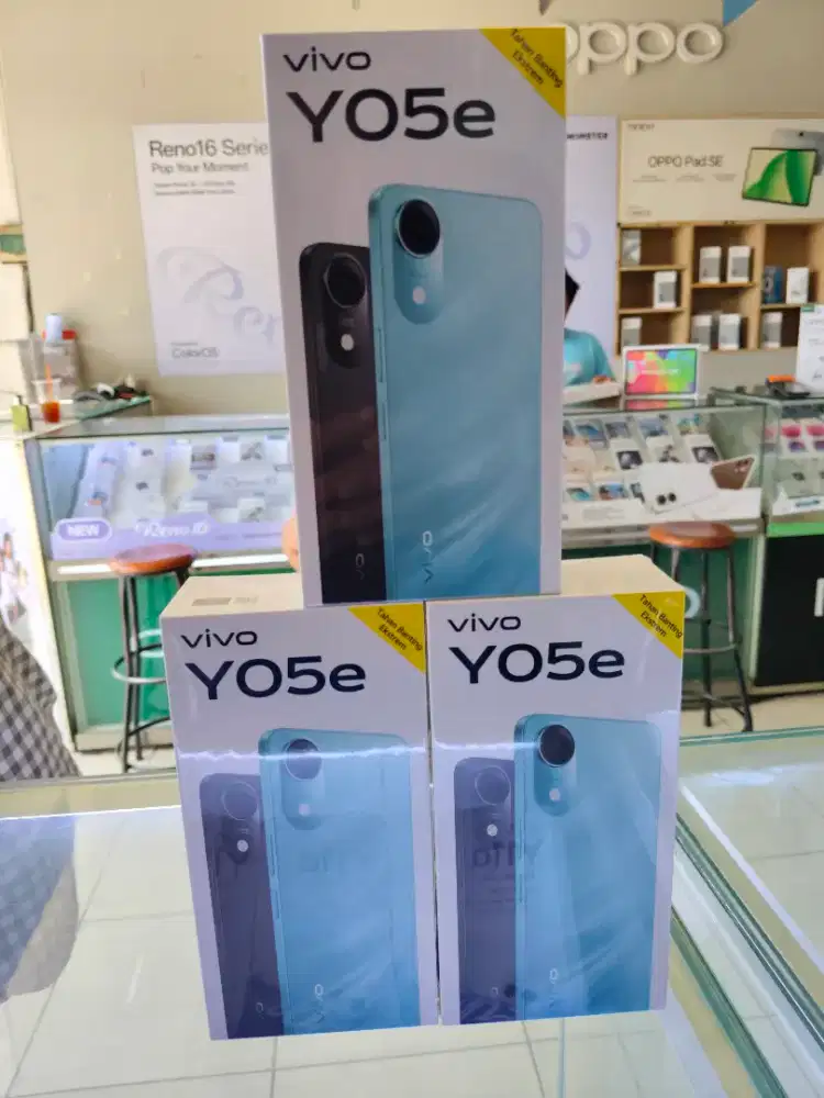 Vivo Y05e 4+4/64 origin os, tahan banting cocok buat lempar maling