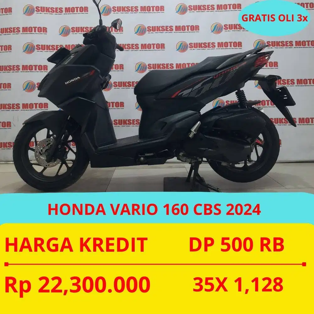 HONDA VARIO 160 CBS 2024 DP MURAH 500 RIBU GUYSSS