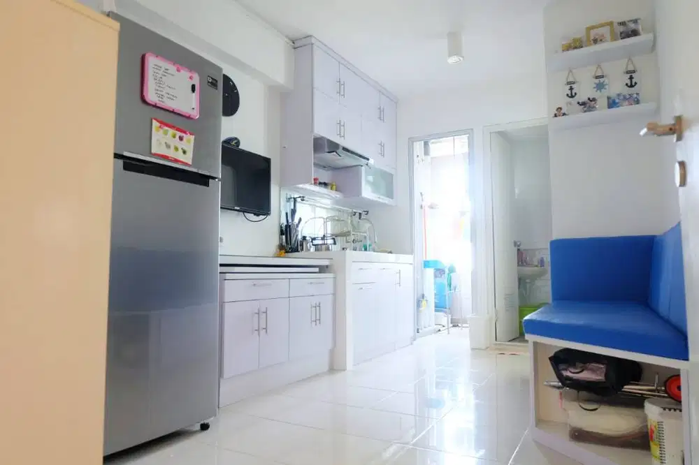 Apartemen greenbay 2BR full furnish murah lantai rendah