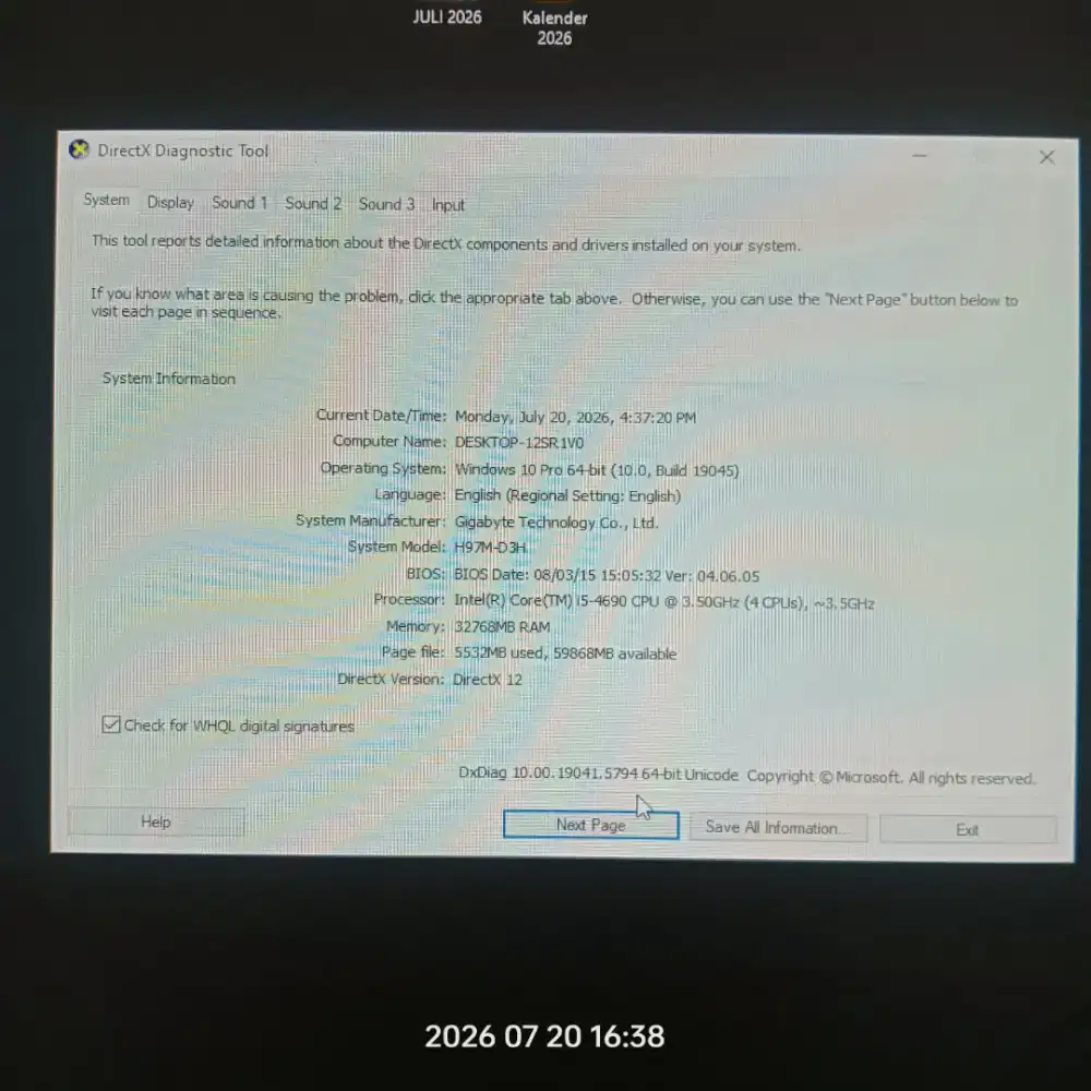 Komputer Core i5 4690