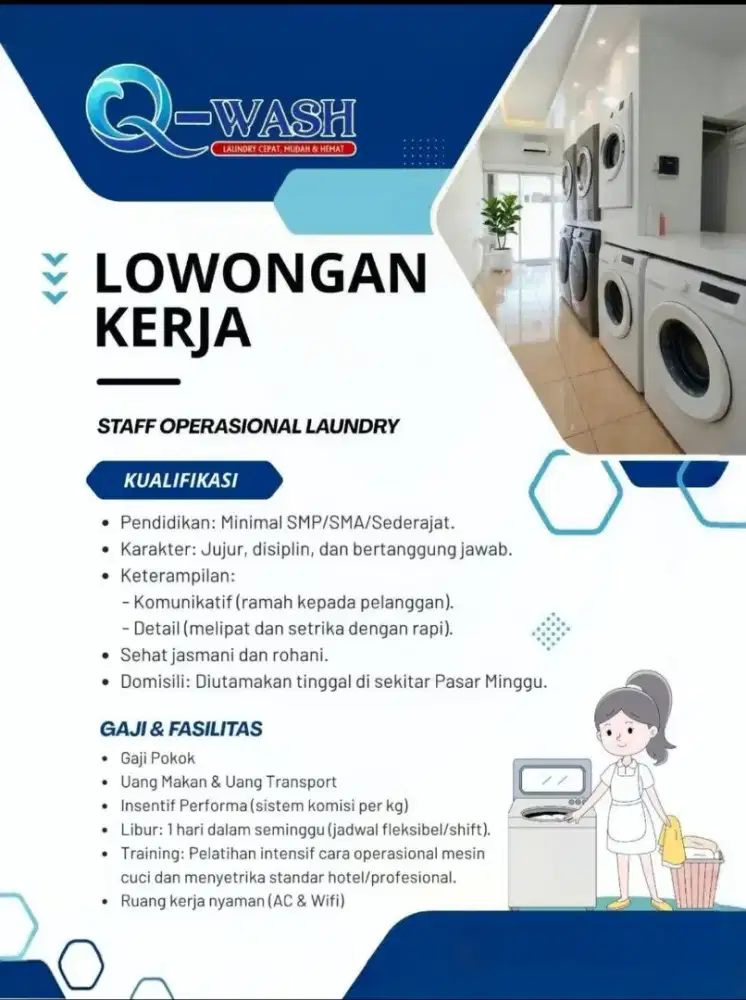 LOWONGAN KERJA PART TIME