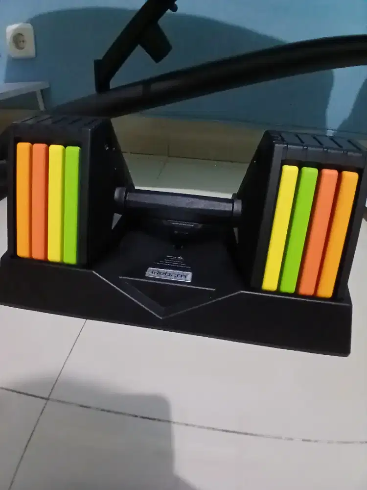 ireborn- adjustable dumbbell rainbow triangle 15,5kg