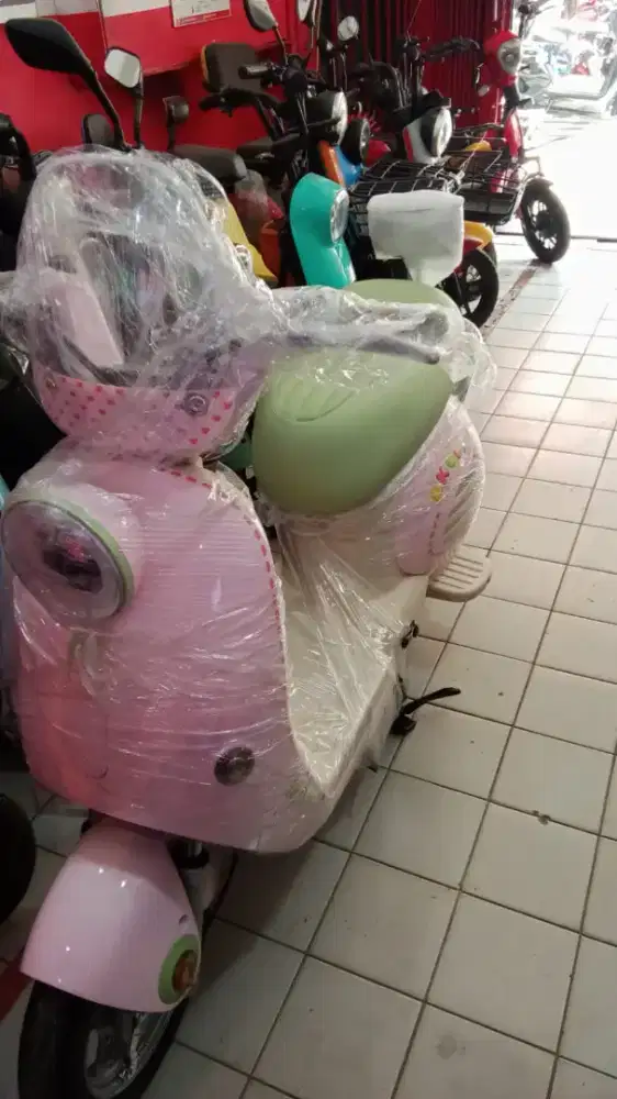 SEPEDA LISTRIK NUV CHLOE S8 PINK