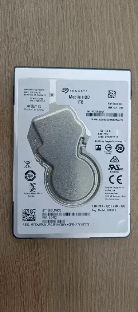 Hardisk 1TB / 1 Terra byte / 1000gb sentinel 100 nominus normal