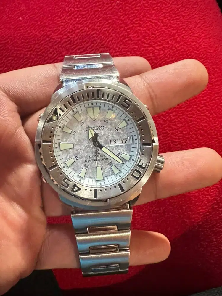 seiko prospex ice frost baby tuna limited model sbdy053