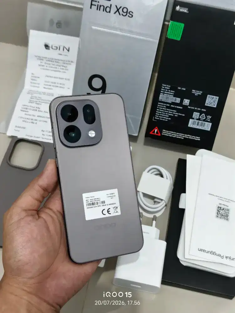 Oppo Find X9S 5G 12GB / 512GB Fullset Original