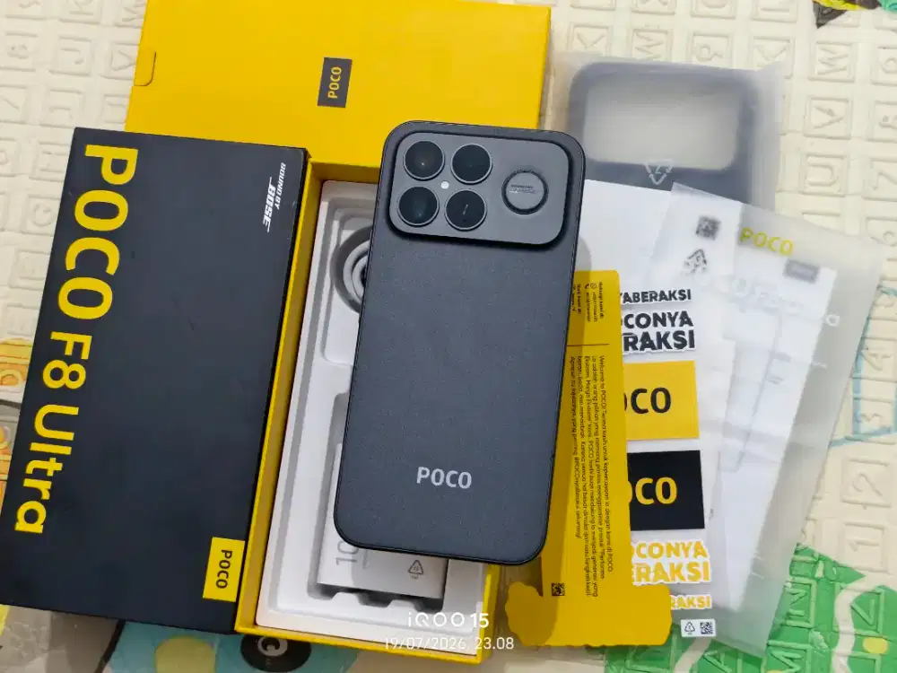POCO F8 ULTRA RAM 16GB / 512GB Fullset Ori Garansi belum aktif BH 100