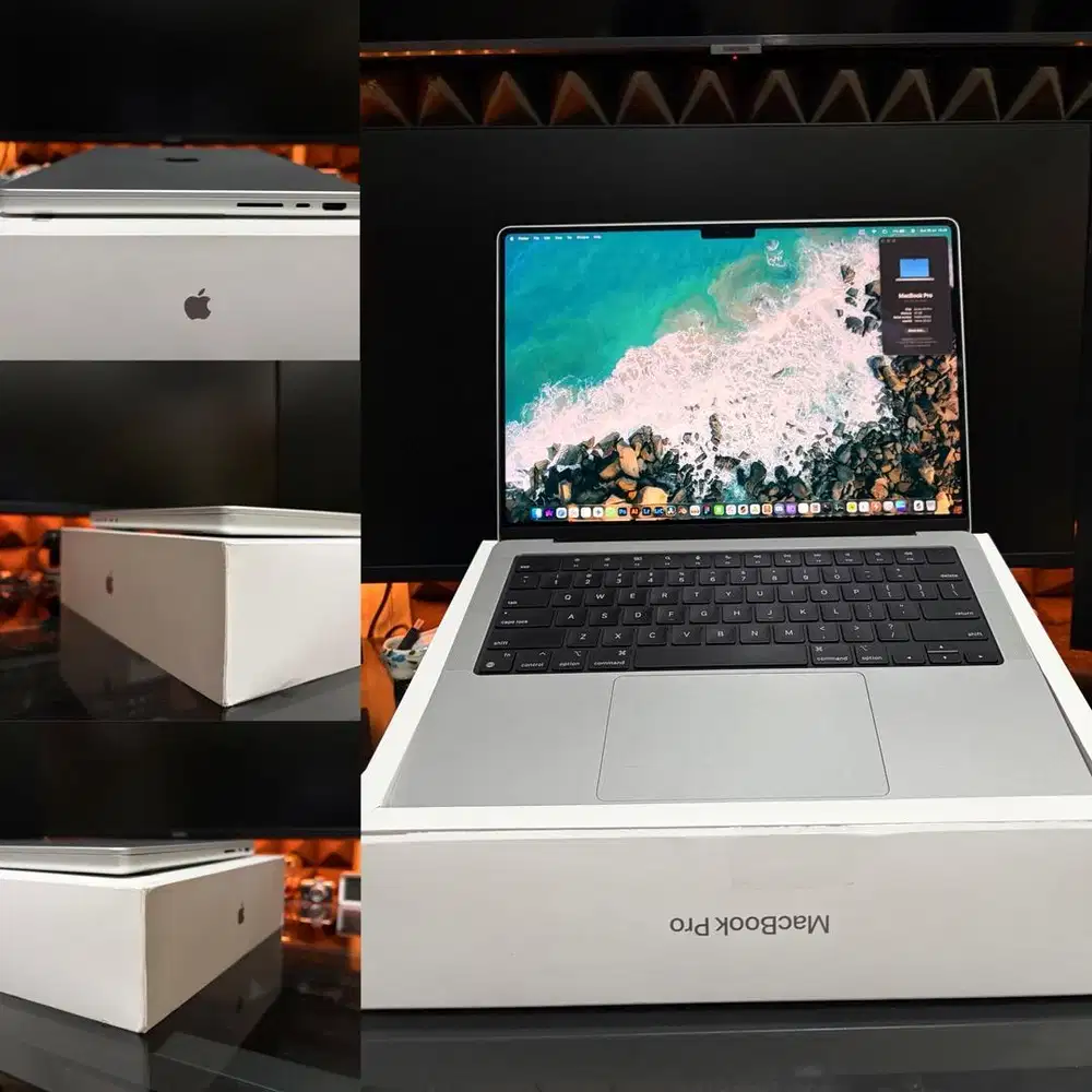 Apple Macbook Pro 14 Inch M4 Pro 24/512 Fullset, Garansi On, Like New