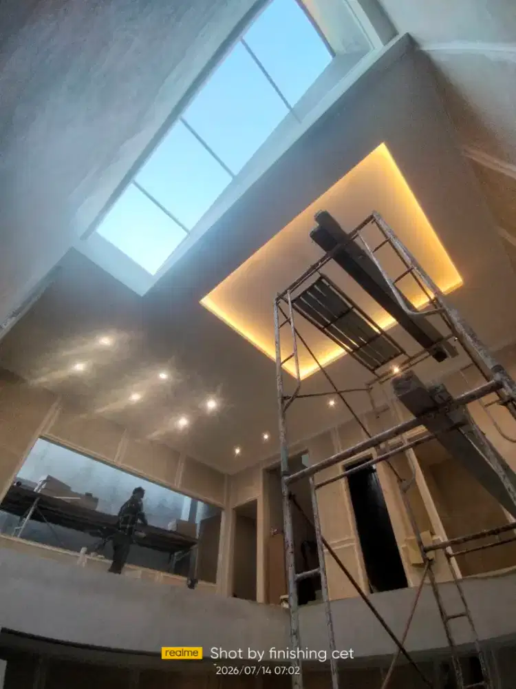 Buat ruangan dekor rumah molding pvc dan plafon gypsum
