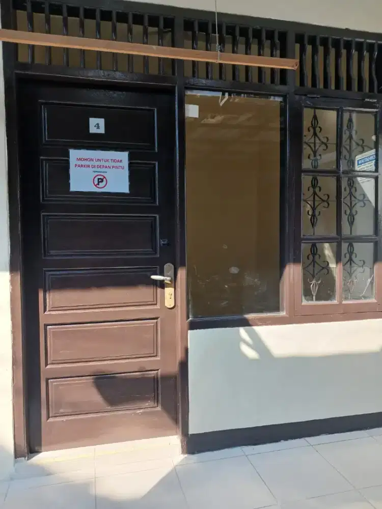 kontrakan rumah 3 petak dilantai 1, lokasi trategis