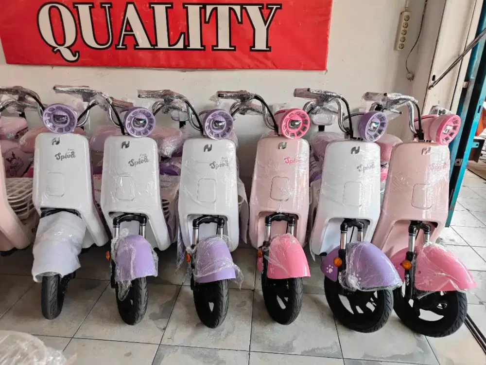 PROMO SEPEDA LISTRIK NUV F1 SPIVA GARANSI RESMI