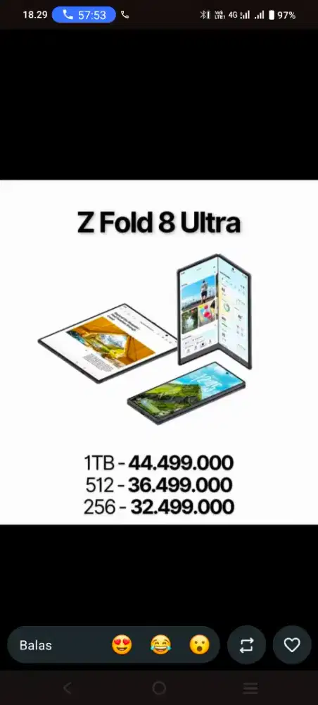 Po z fold 8 atau z flip 8 bisa pake cicilan dan dapat bunga 0%