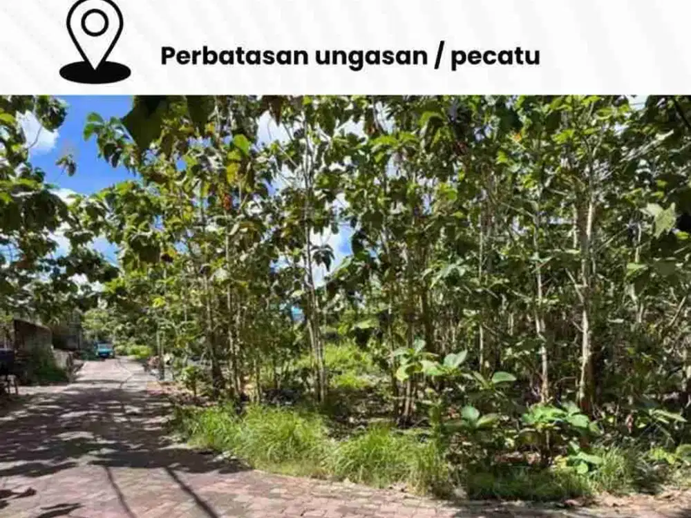 DI JUAL TANAH MURAH LOKASI  PERBATASAN UNGASAN / PECATU